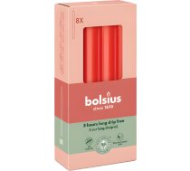 Bolsius Galda sveces 8gab.kastē 170/20mm sarkanas