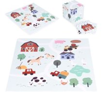 Iplay Paklājiņš-puzle FARM 90x90 cm 03440