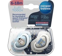 CANPOL BABIES BONJOUR PARIS Simetriskas formas silikona māneklis 6-18m 2gb. 22/648