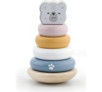 VIGA Koka rotaļlieta PolarB piramīda POLAR BEAR 24m+ 255607 (44005)