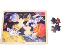 Viga 44646 Puzzle na podkładce 24 elementy - kosmos