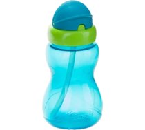 CANPOL BABIES Pudele ar salmiņu 12m+ 270ml 56/109 zils