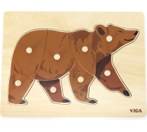 Viga 44606 Koka puzle Lācis