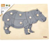 Viga 44604 Koka puzle Begemots