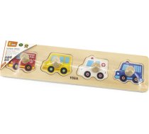 Viga 44535 Pierwsze puzzle z uchwytami - auta