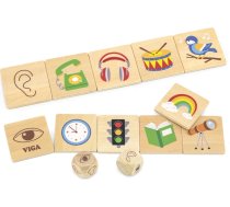 Viga 44507 Puzzle - zestaw do nauki zmysłów