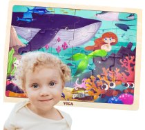 Viga 44645 Puzzle na podkładce 24 elementy - morze