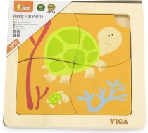 Viga 50143 Puzzle na podkładce - żółwiki