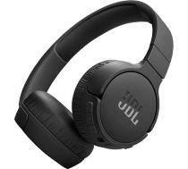 JBL on-ear bezvadu austiņas ar trokšņu  slāpēšanu, melnas - JBLT670NCBLK