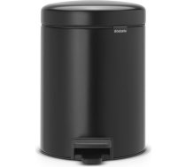 Brabantia atkritumu tvertne ar pedāli NewIcon, 5 l, Matt Black - 112928