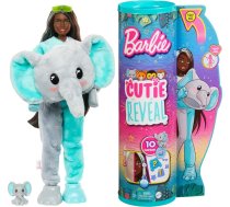 Barbie® Cutie Reveal džungļu sērijas lelle – zilonis