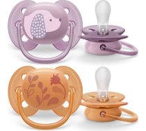 Philips Avent māneklītis Ultra soft DECO, 6-18M (2 gab), meitenēm - SCF091/18