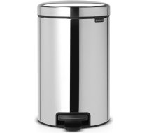 Brabantia atkritumu tvertne ar pedāli NewIcon, 12 l, Brilliant Steel - 113581