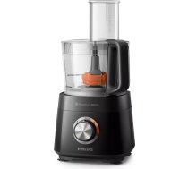 Philips Viva Collection Kompaktais virtuves kombains 800W, melns - HR7510/10