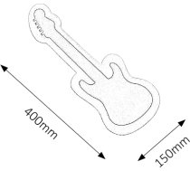 Rabalux Izpārdošana! Rabalux BABETTE LED sienas lampa, balta (ģitāra) - 4545