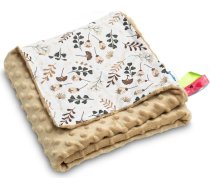 Sensillo MINKY BLANKET CAPPUCCINO TWIGS 75 X 100