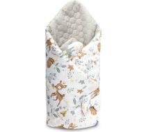 Sensillo swaddle wrap VELVET WHITE FOREST ADVENTURE 75x75