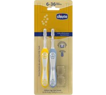 Chicco 174713 INDIGO TOOTHBRUSH 6-36M 2PCS