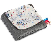 Sensillo Light Minky Blanket – dream catchers graphite