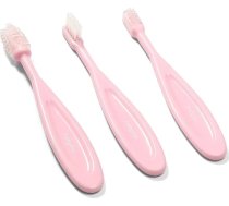 Babyono 550/01 TOOTHBRUSH SET FOR BABIES AND CHILDREN PINK BabyOno