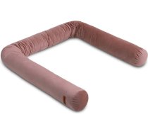 Sensillo COT BUMPER ROLLER VELVET DIRTY PINK