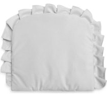 Sensillo Pillow With a Frill – Velvet grey