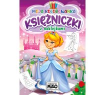 MOJA KOLOROWANKA Z NAKLEJKAMI KSIĘŻNICZK