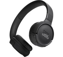 JBL on-ear austiņas ar Bluetooth, melnas JBLT520BTBLKEU