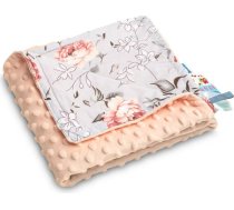 Sensillo MINKY BLANKET PEACH MAGICAL GARDEN 75 X 100