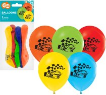 BALONY SAMOCHODY WYŚCIGOWE 12  5 SZTUK