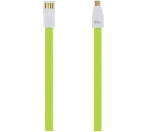 Tellur Data Cable Magnetic USB to Micro USB 1.2m Green