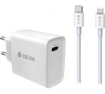 Devia Smart series PD quick charger suit (EU,18W) white