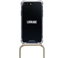 Lookabe Necklace iPhone 7/8+ gold nude loo007