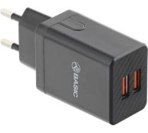 Tellur Basic Wall charger HC204 2xUSB, 2.4A, black