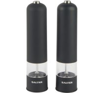 Salter 7524 BKXRUP1 Matt Black Electronic Mill set