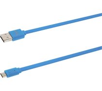 Tellur Data cable, USB to Micro USB, 1m blue