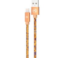 Tellur Graffiti USB to Lightning Cable 3A 1m Orange