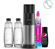 SodaStream gāzēto dzērienu pagatavošanas ierīce DUO, Metalic black - 1016812771