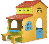 Feber Domek Ogrodowy Super Villa ze Stolikiem Krzesłami Duży