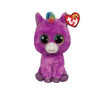 TY Beanie Boos Mīkstā rotaļlieta ROSETTE unicom purple, TY36328 IZPĀRDOŠANA
