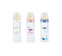 NUK Classic PP pudele 250ml. ar First Choice Plus lateksa knupīti 6+m SD15 741646 1gb