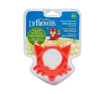 DR.BROWNS Flexees Friends Elastīgs, ergonomisks smaganu masētājs Lapsa TE002-P2 sarkans