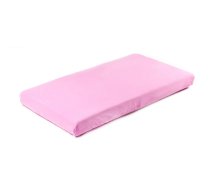 SENSILLO JERSEY palags ar gumiju 120x60cm PINK 2207