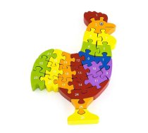 VIGA Koka puzle 3D Rooster 55244