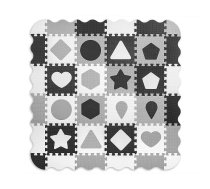 MILLY MALLY Grīdas puzle - paklājs 148x148cm Jolly 4x4 Shapes - Grey