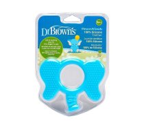 DR.BROWNS Flexees Friends Elastīgs, ergonomisks smaganu masētājs Zilonis TE002-P2 zils