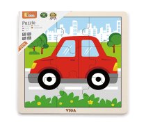 VIGA koka puzle AUTO 9 elementi 51444