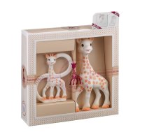 VULLI komplekts Sophie la Girafe + apļveida zobgrauznis 000001