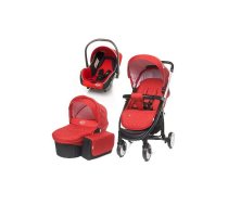 4BABY ATOMIC universālie rati 3in1 RED