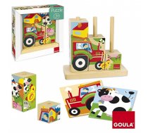 GOULA koka kluču puzle Farm 9gb. 55203